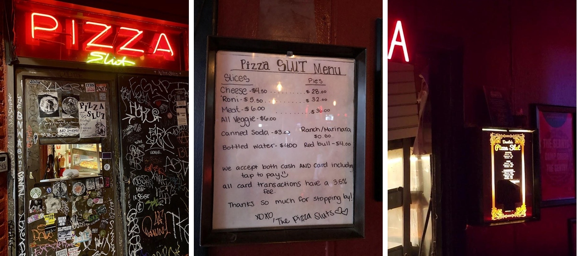 PizzaSlut Menu